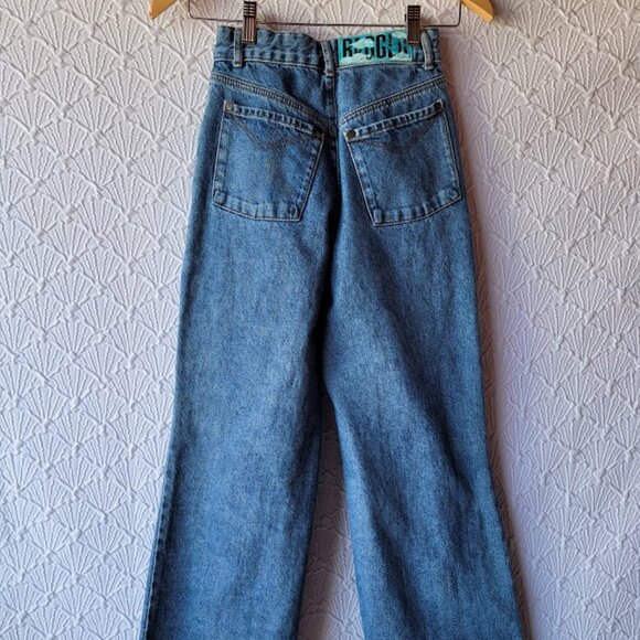 The Ragged Priest Wide Leg Zipped Jeans Size 24 - Picture 5 of 10